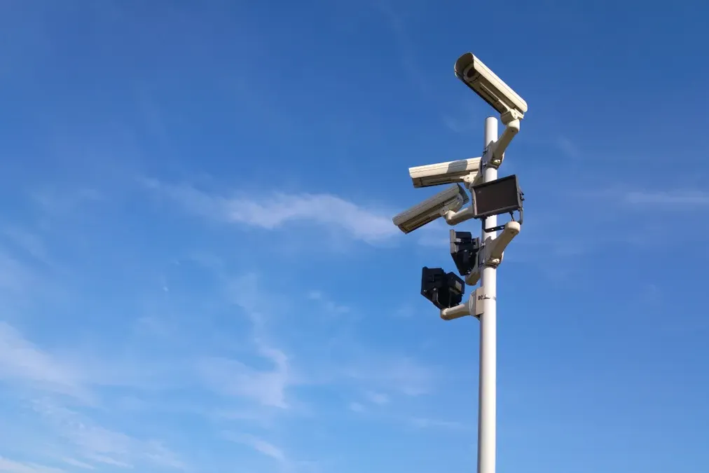 AI Monitoring Self-Check: photo of a professional reviewing workplace documents and policies