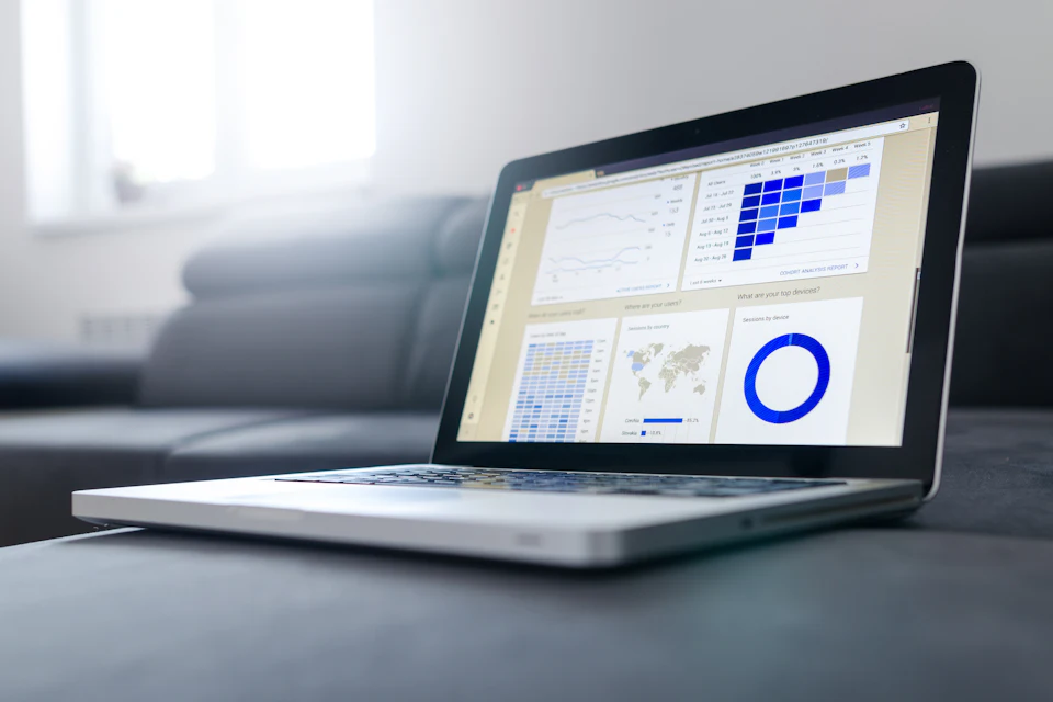 Report Generator: photo of a professional organizing and streamlining office work
