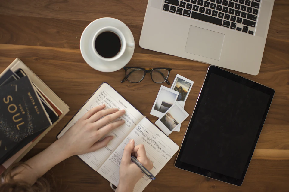 Resume AI Keyword Optimizer: photo of a professional at a job interview or reviewing resume documents